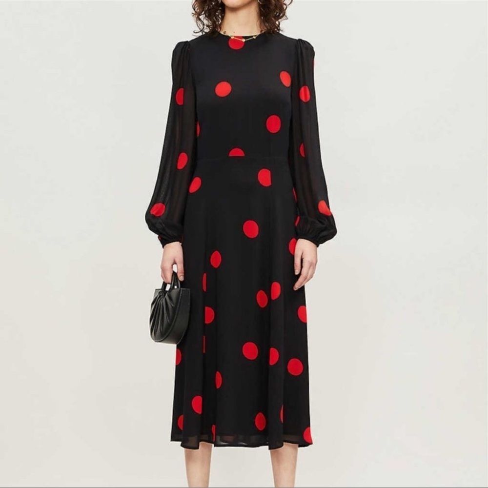 Reformation Luanne Polka Dot Dress - Picture 1 of 9
